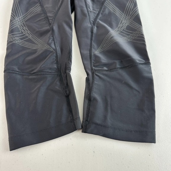Salomon Intensity 3/4 Tight Womens Medium Black Mesh Performance Trail Run Hike - Picture 6 of 14